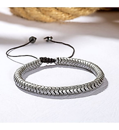 Erkeğe Hediye Erkek Bileklik Doğaltaş Hematit Bileklik Doğum Günü Hediyeleri Erkek Bileklik